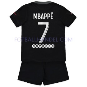 Barn Fotballdrakter Paris Saint-Germain Kylian Mbappé 7 Tredje 2021-22 Kortermet